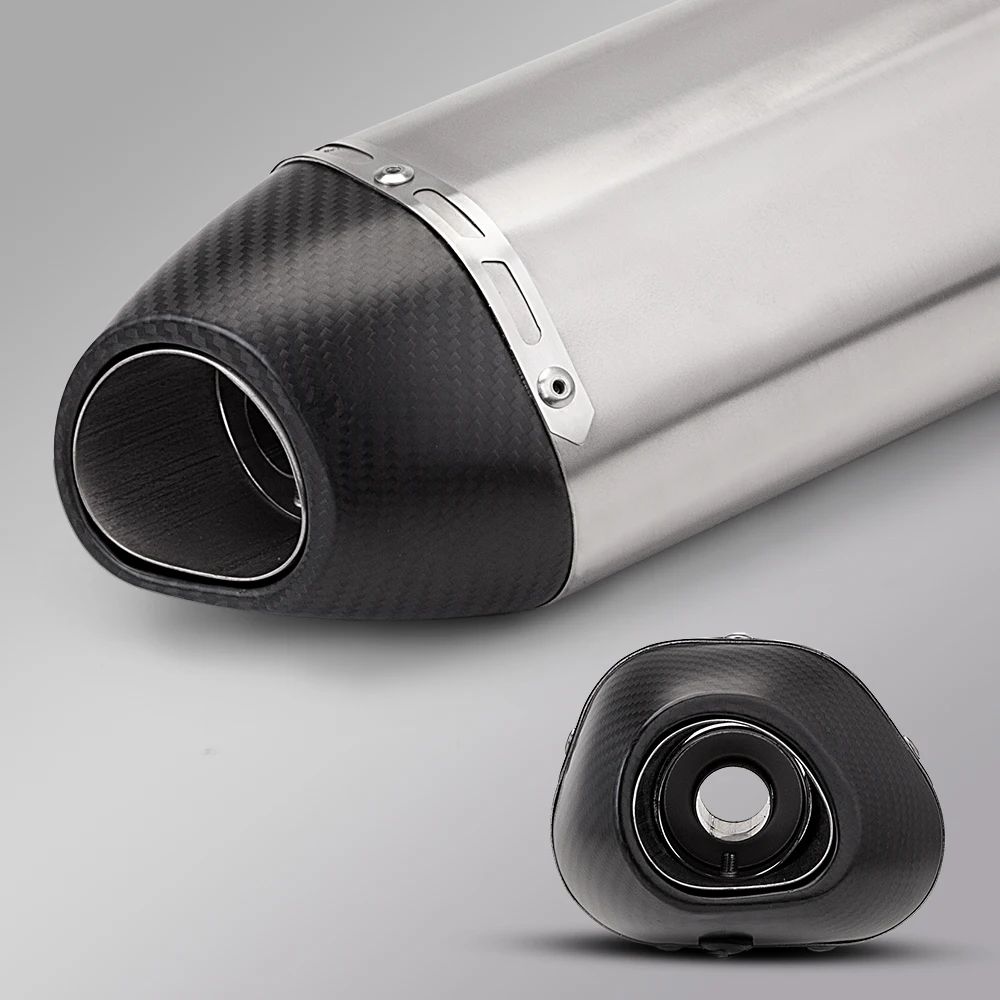 Escape titanio 51mm universal para Yamaha MT-07 y Honda PCX160 - imagen 4