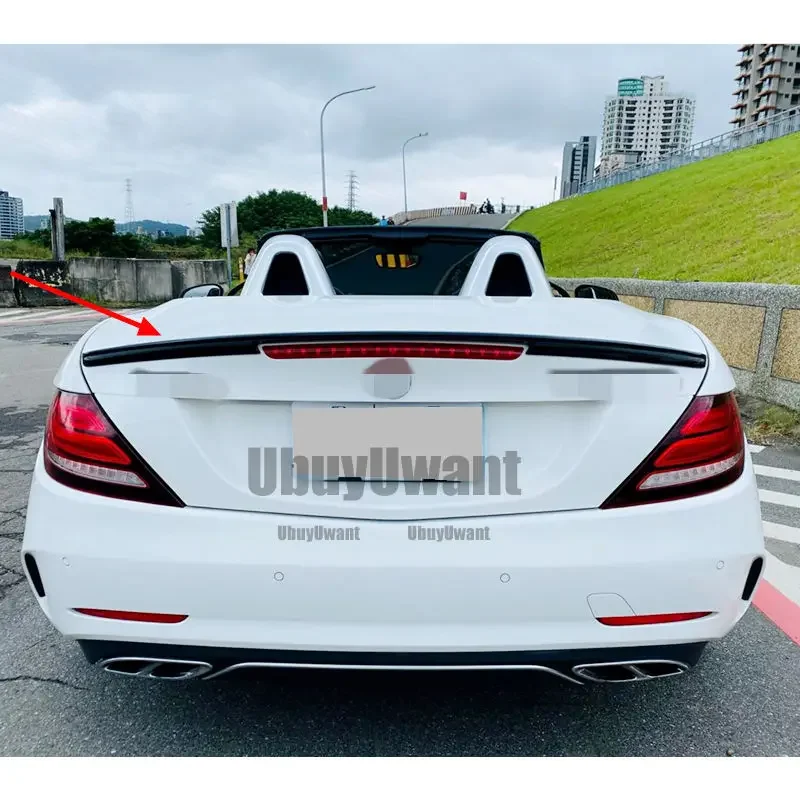 Alerón trasero de fibra de carbono para Benz SLK R172 2012+ - imagen 5