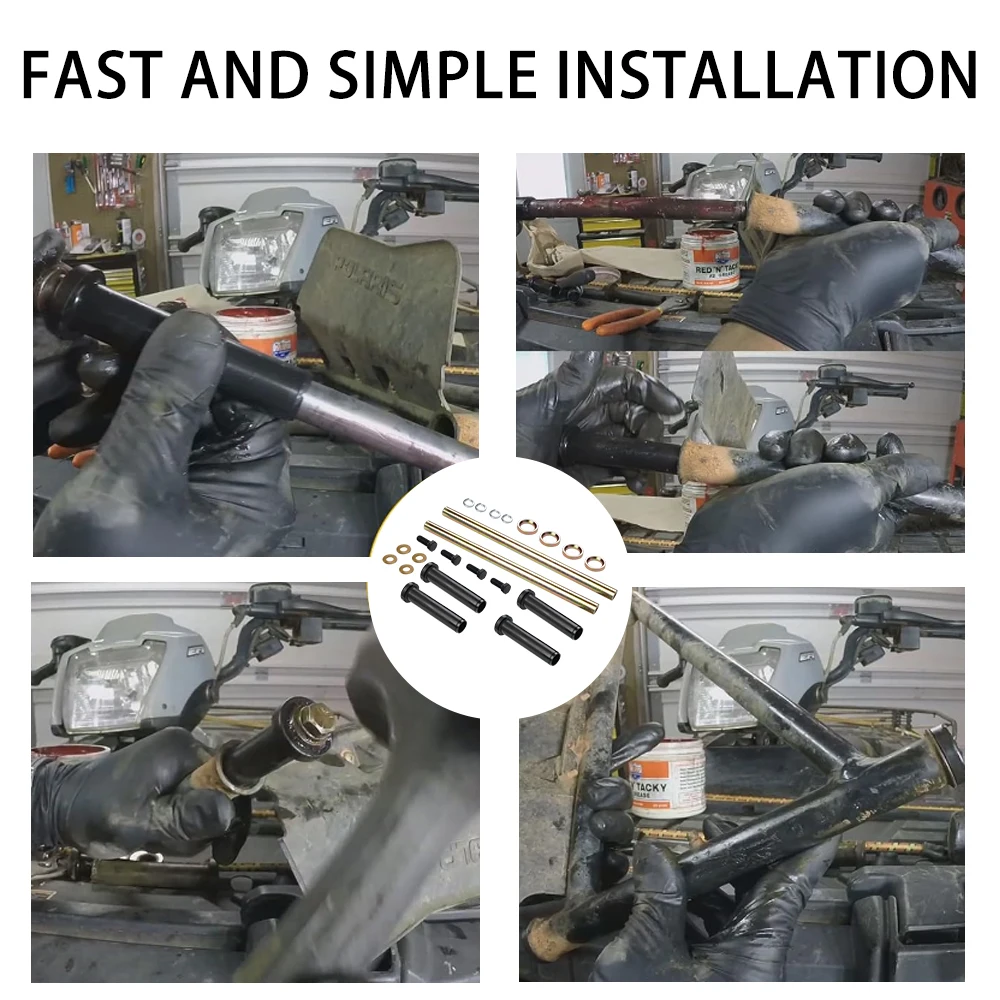 7501093   Kit de bujes de eje de A-ARM inferior delantero para Polaris Sportsman 400 500 570 600 700 800 para Trail Blazer 250 330 400 - imagen 5