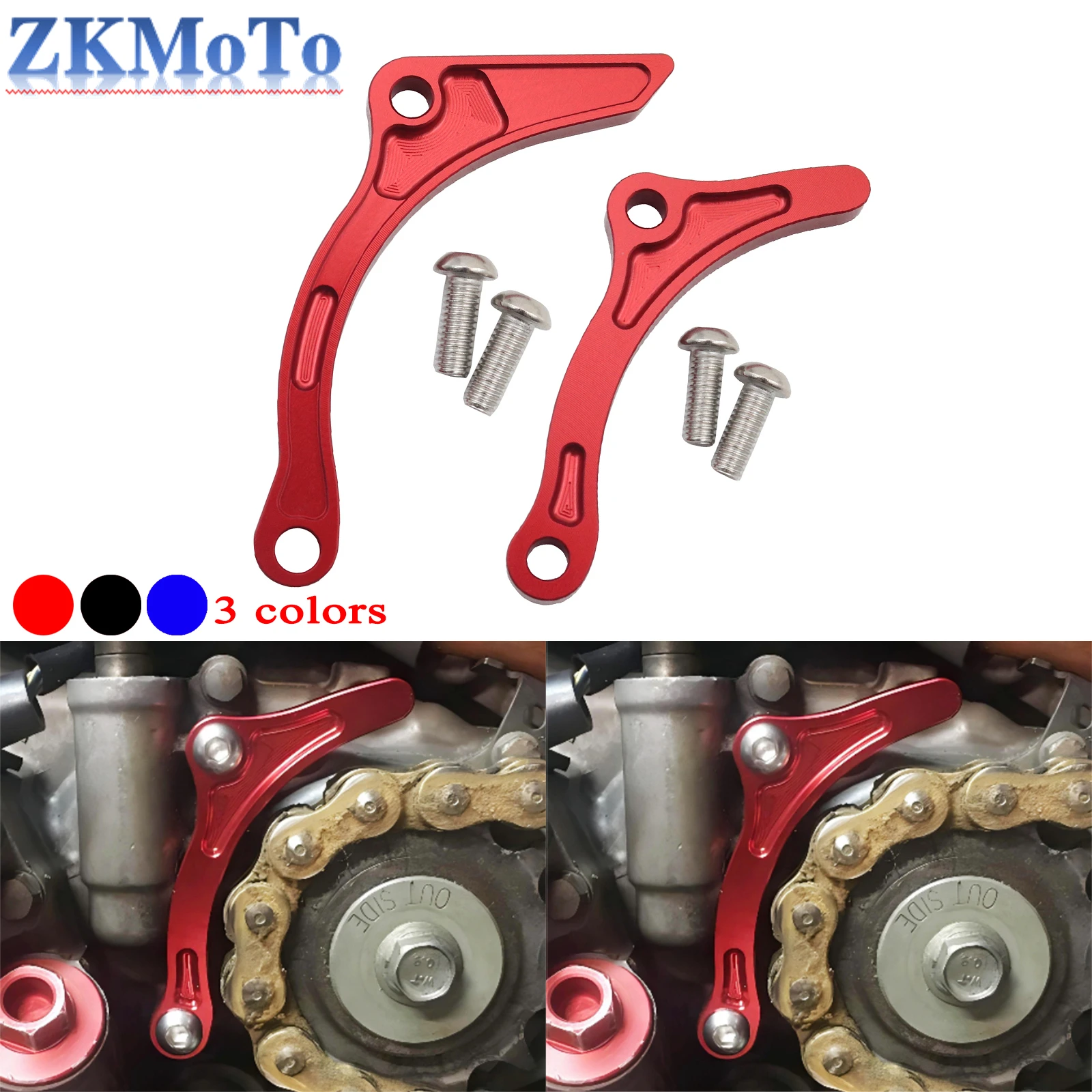 Protector del piñón de aluminio CNC Honda CRF250R, CRF450R y CRF450X