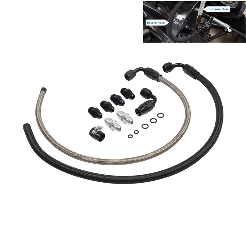 Kit de manguera de dirección asistida 6AN para Chevy C10 LS Swap, bomba GM Tipo 2