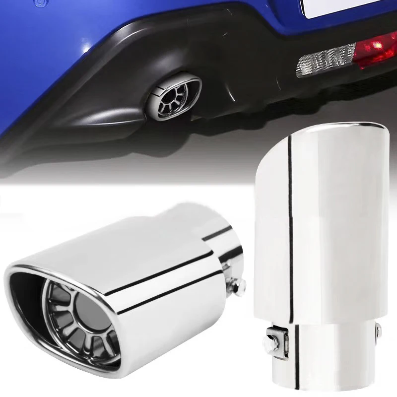 Punta silenciador escape inoxidable 63mm universal para coche - imagen 2
