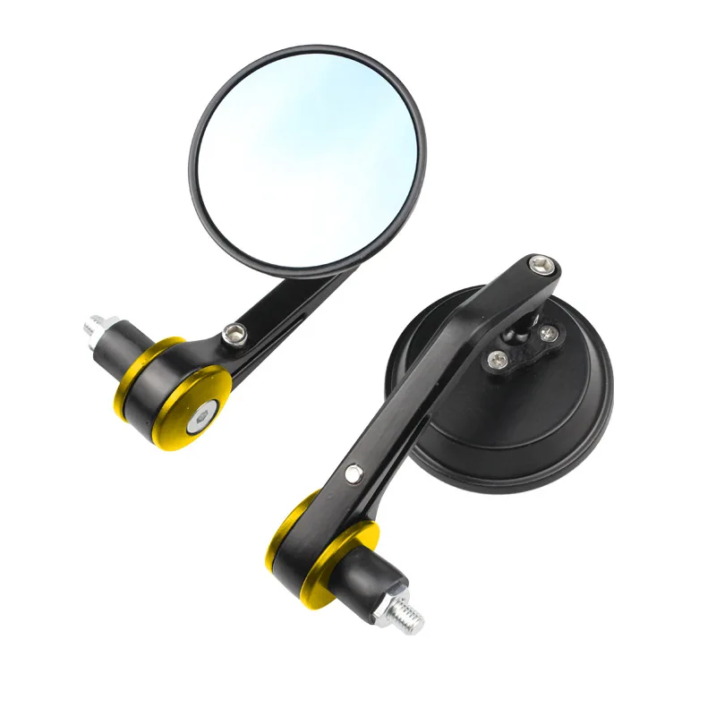 Espejos retrovisores universales plegables para moto Cafe Racer 7/8" - imagen 5