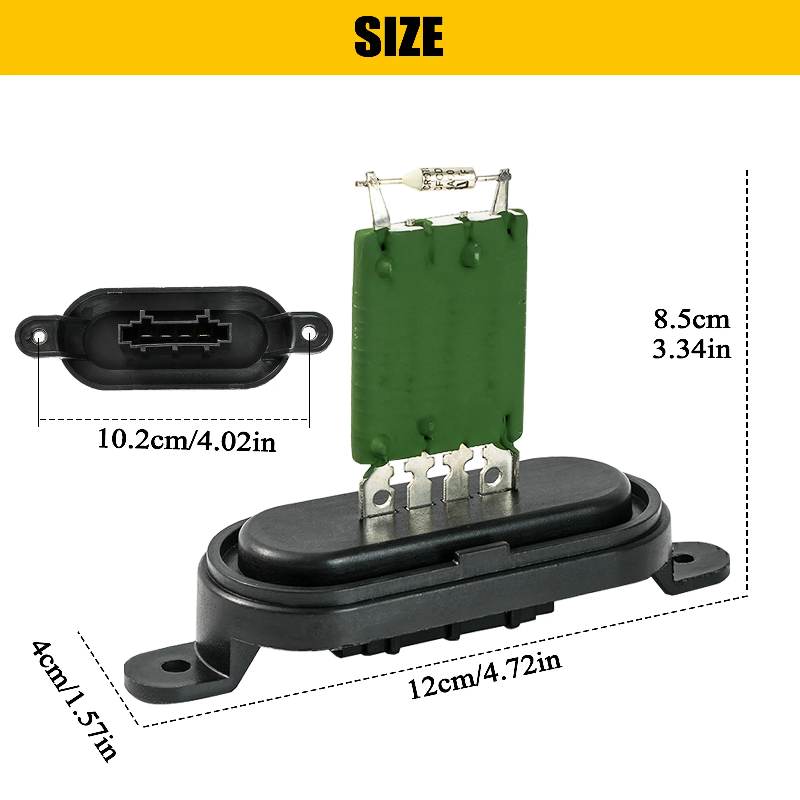 Resistencia ventilador calefacción 7H0959263C para VW T5, Touareg y Amarok - imagen 3