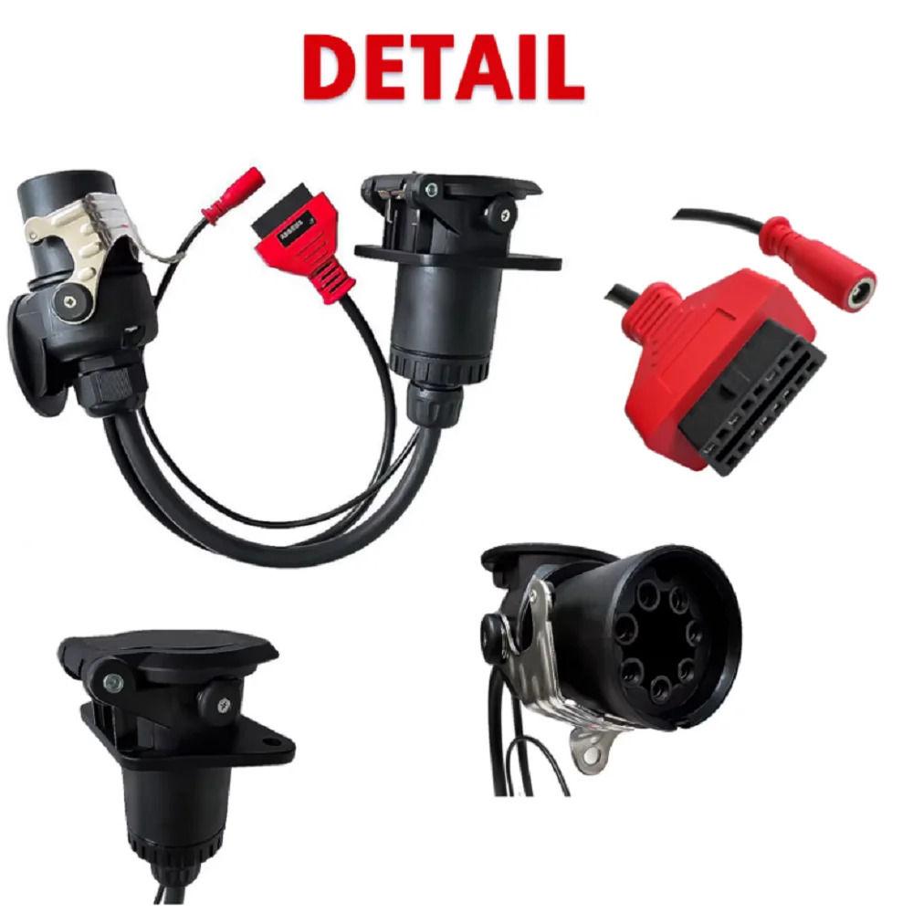 Cable adaptador EBS ISO 7638 a OBD2 para diagnóstico de remolques - imagen 3