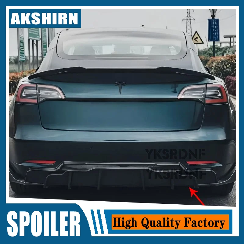 Kit difusor trasero y faldón delantero Tesla Model 3 2017-2023