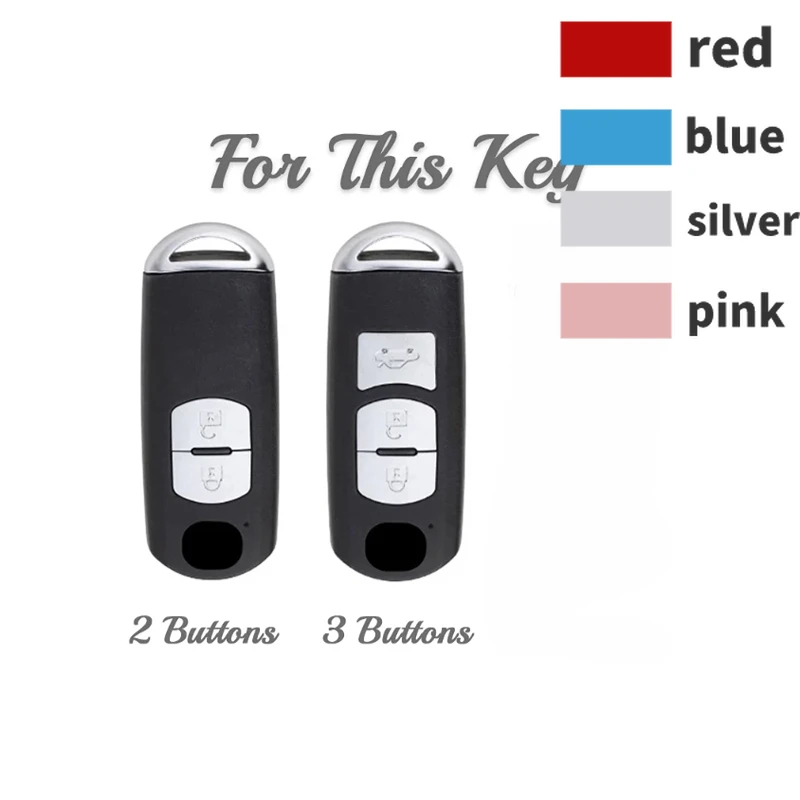 Funda protectora de silicona para llave llavero Mazda 2, 3, 6, CX-5 - imagen 2