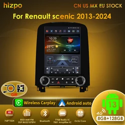 Hizpo Radio 9,7″ con CarPlay y Android Auto para Renault Scenic