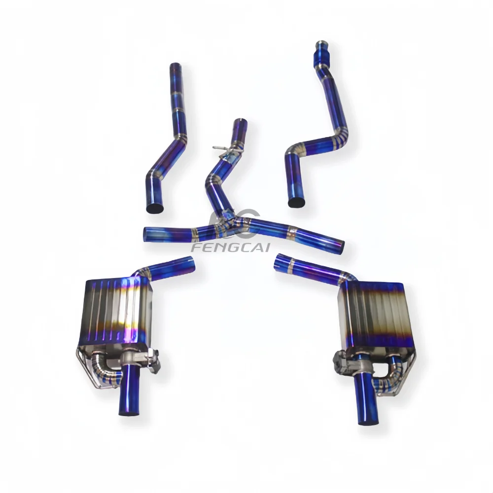Silenciador trasero de titanio con válvula para Mercedes E200/E300 - imagen 4