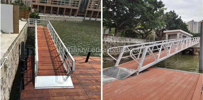 Base flotante de acero y aluminio para barco marino – rampa y escalera - imagen 3