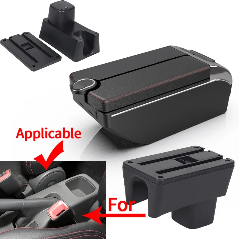 Organizador reposabrazos con portavasos para Suzuki Swift 2005-2024 - imagen 2