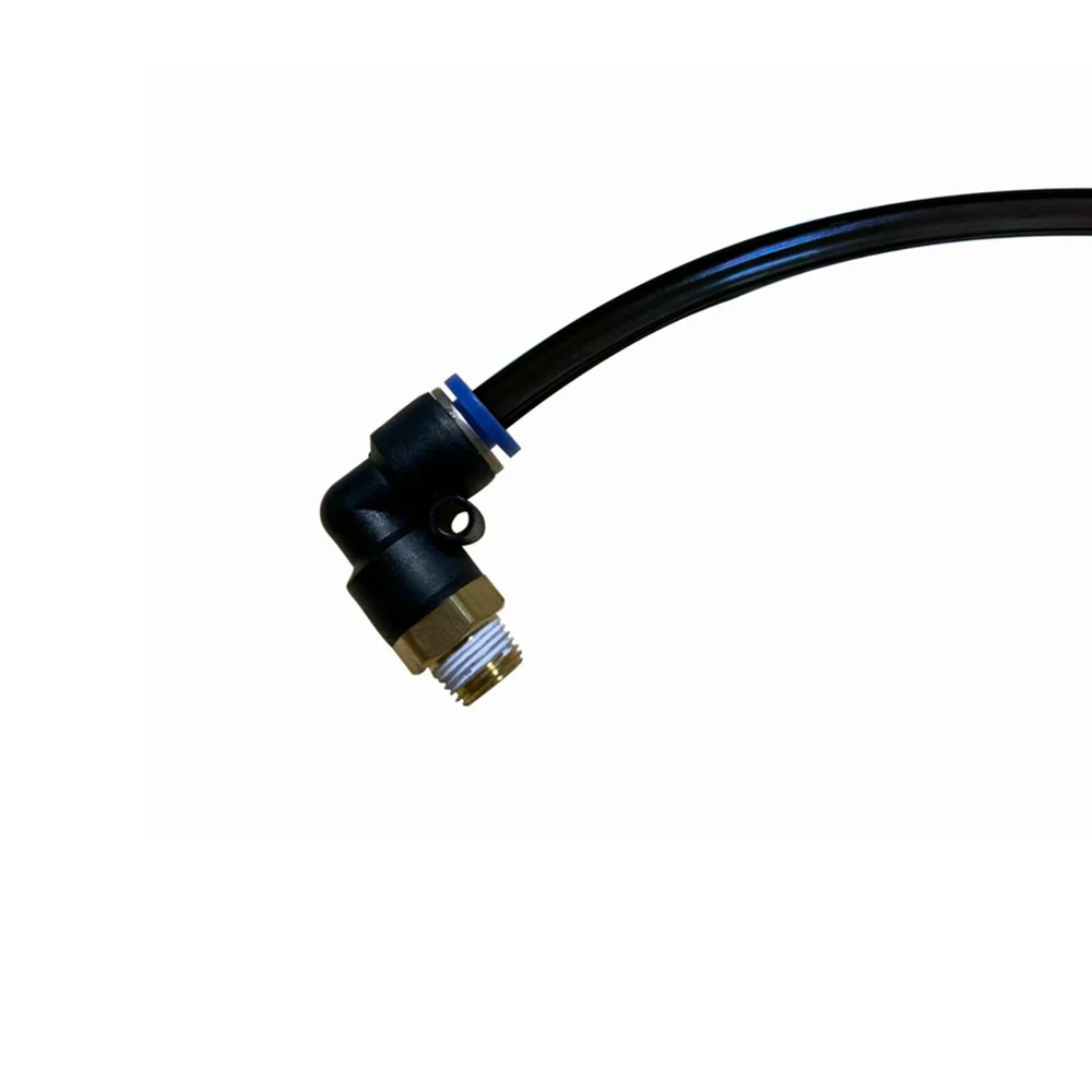 Kit de montaje de vacío negro con cerradura de empuje de 12,4 pies, válvula de descarga Turbo y solenoide para vehículos Turbo - imagen 2