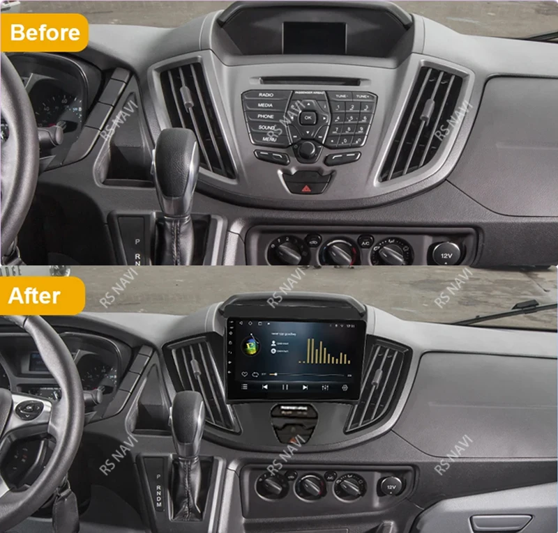 Autoradio RSNAVI Android 15 2 DIN para Ford Transit