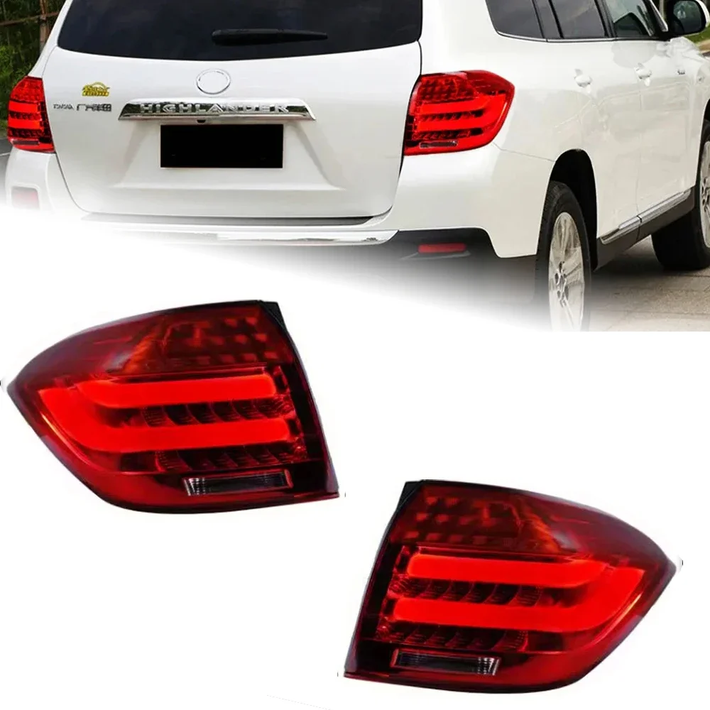 Luces traseras LED Toyota Highlander 2007-2011 antiniebla y freno - imagen 3