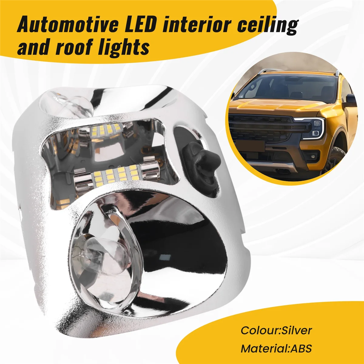 Gran oferta, luz LED para techo superior Interior, F37Z-13776-B para Ford
