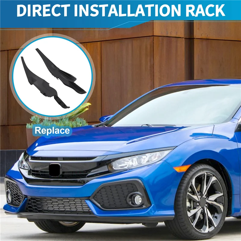 Protectores guardabarros Honda Civic 2017-2020 – molduras y bisagras - imagen 2