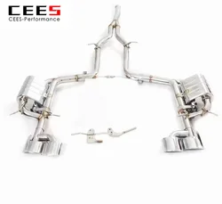 Escape CEES Catback con válvula para Mercedes C200 1.8 T W204