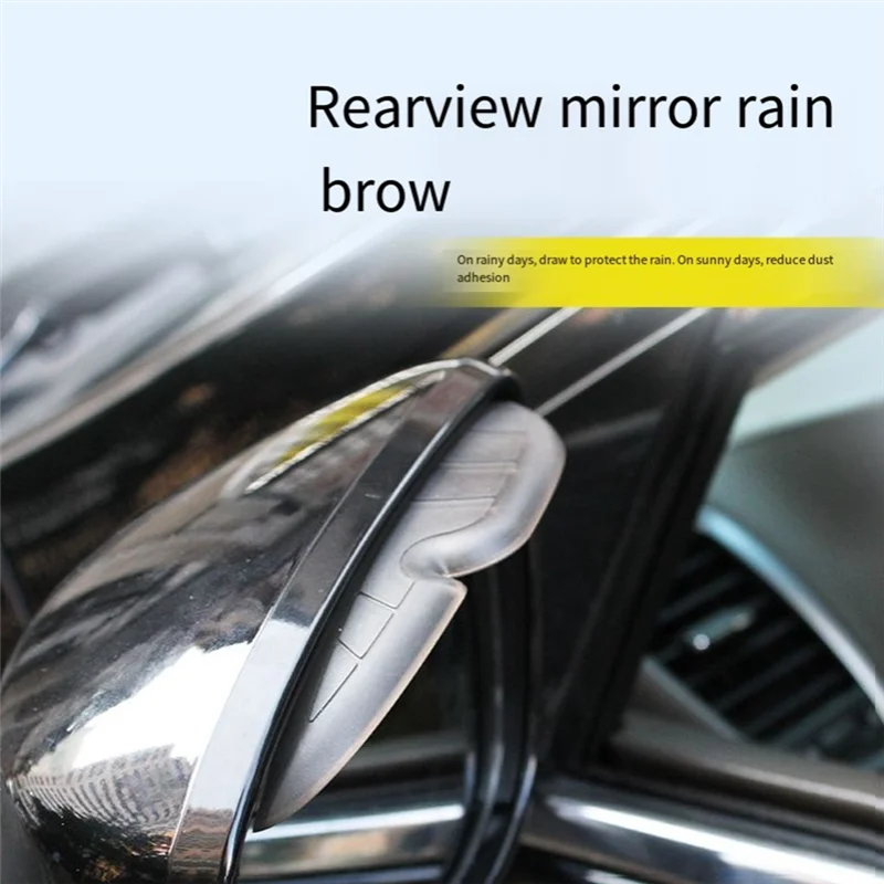 HP-6196 Espejo retrovisor impermeable universal para coche de lluvia - imagen 3