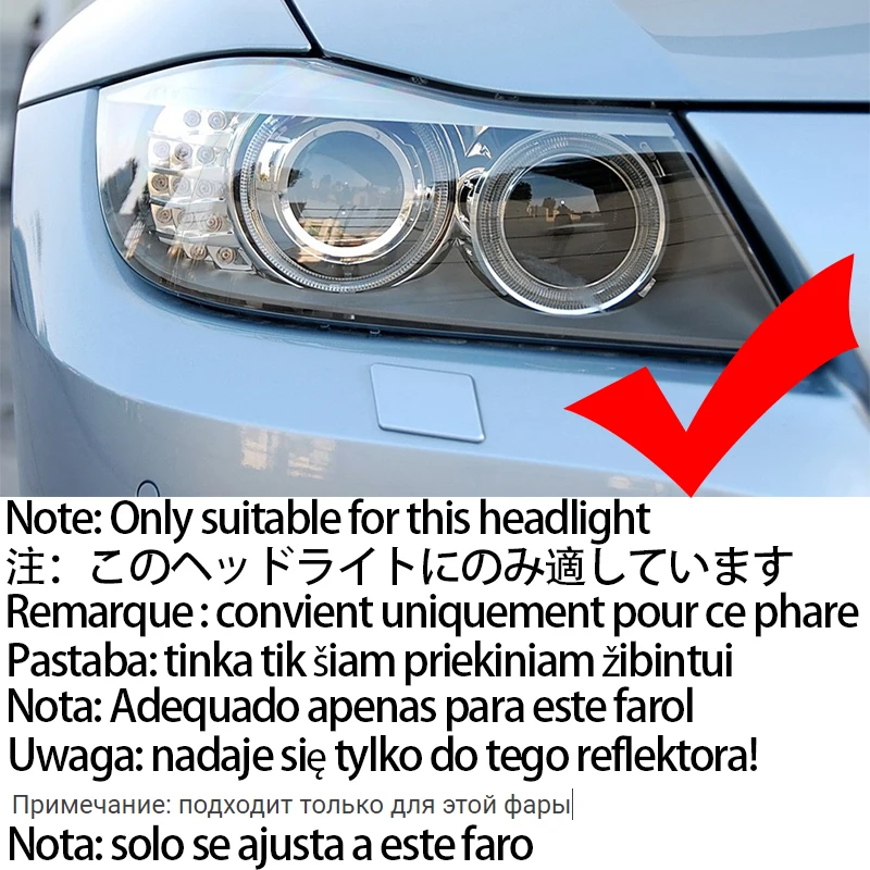 Anillos LED Angel Eye herradura BMW Serie 3 E90 E91 LCI - imagen 2