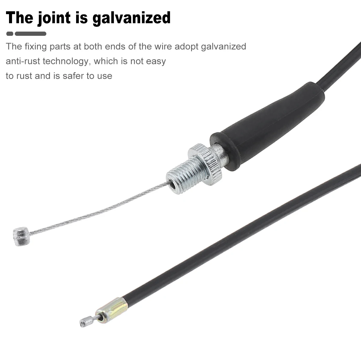 Línea de Cable de aceite de acelerador de motocicleta de cabeza recta de Motocross, 3 tamaños opcionales para KLX110 ATV Pit Dirt Bike - imagen 3