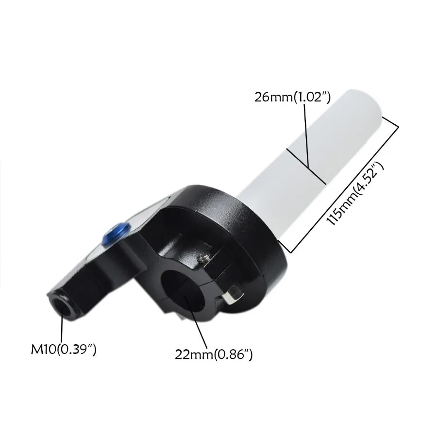 Empuñadura de acelerador 22 mm para pit bike SSR, CRF50 y quad 50-250cc - imagen 5
