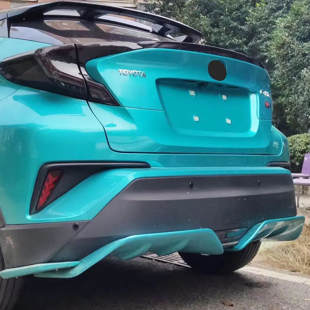Difusor de parachoques trasero FRP para Toyota C-HR 2016-2020 - imagen 2