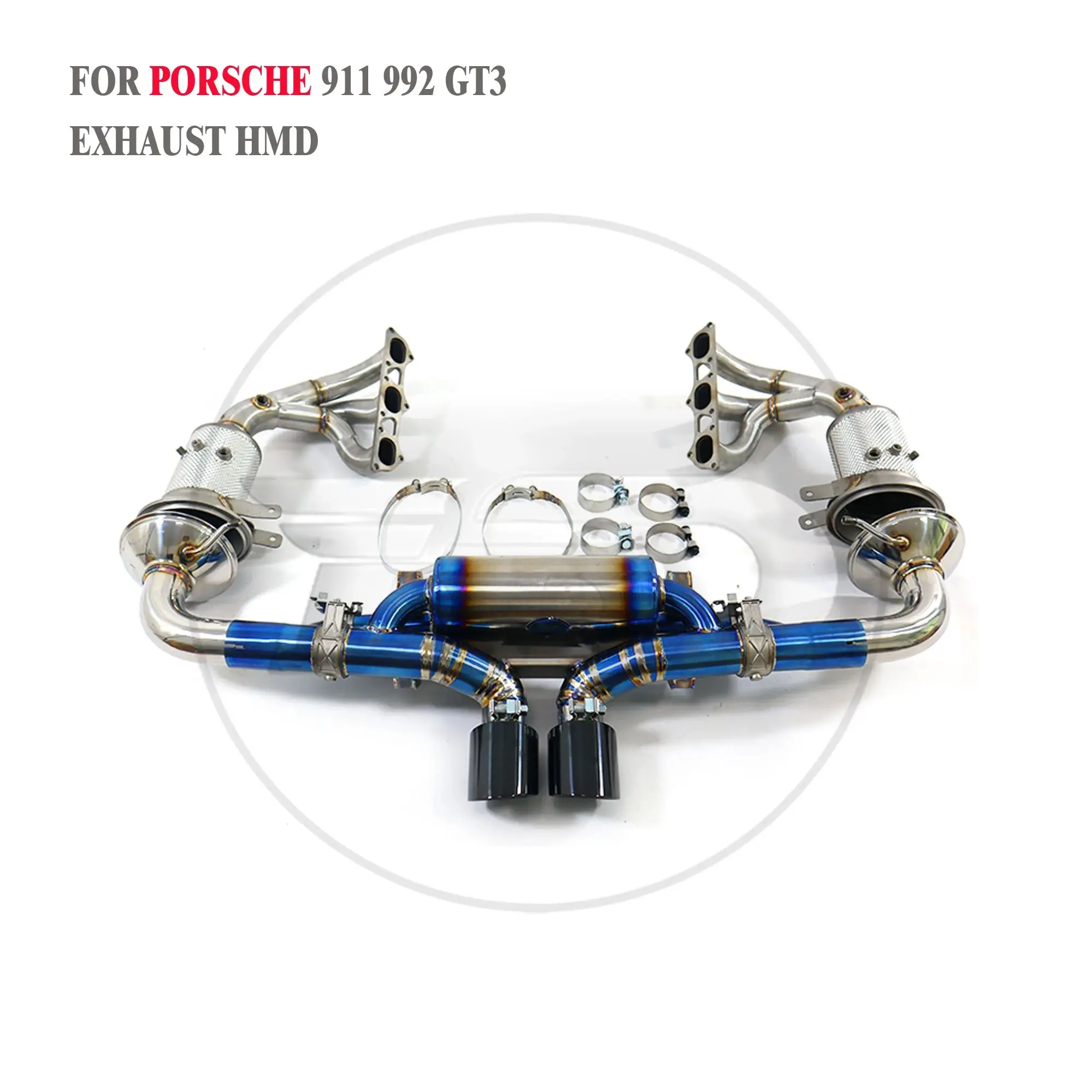 Escape titanio HMD alto flujo – Porsche 911 992 GT3