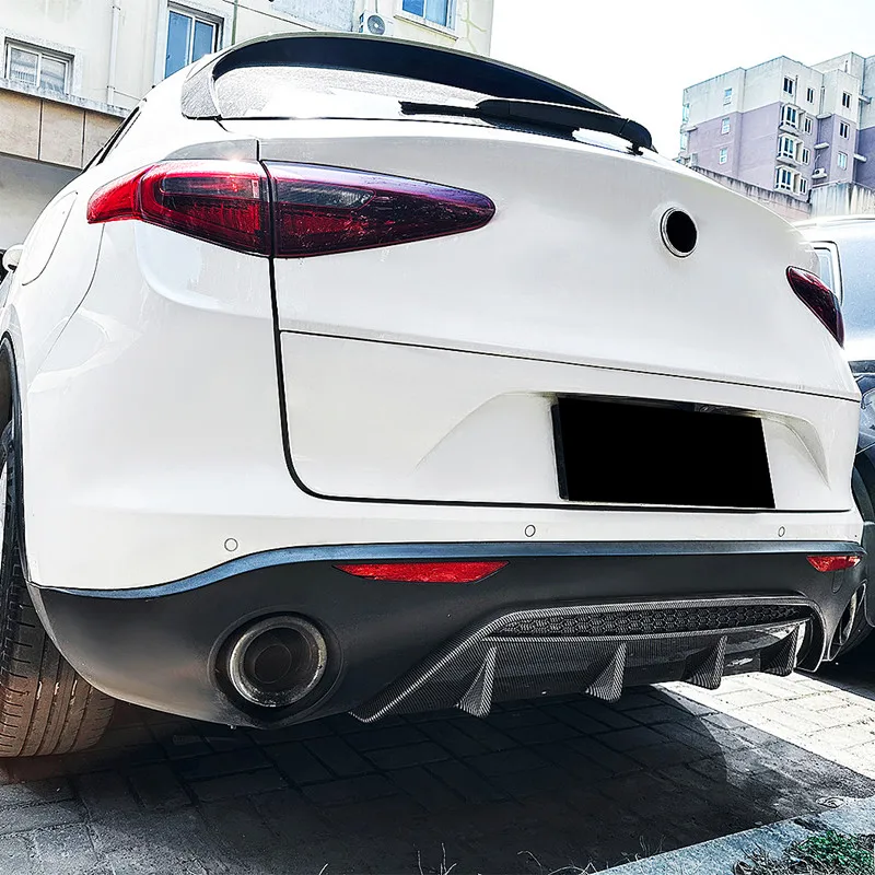 Difusor trasero de parachoques para Alfa Romeo Stelvio 2017 - imagen 3
