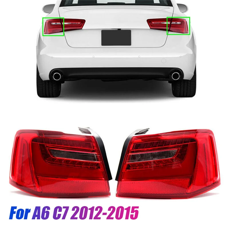 Piloto trasero LED de freno para Audi A6 C7 Sedán 2012-2015 - imagen 2