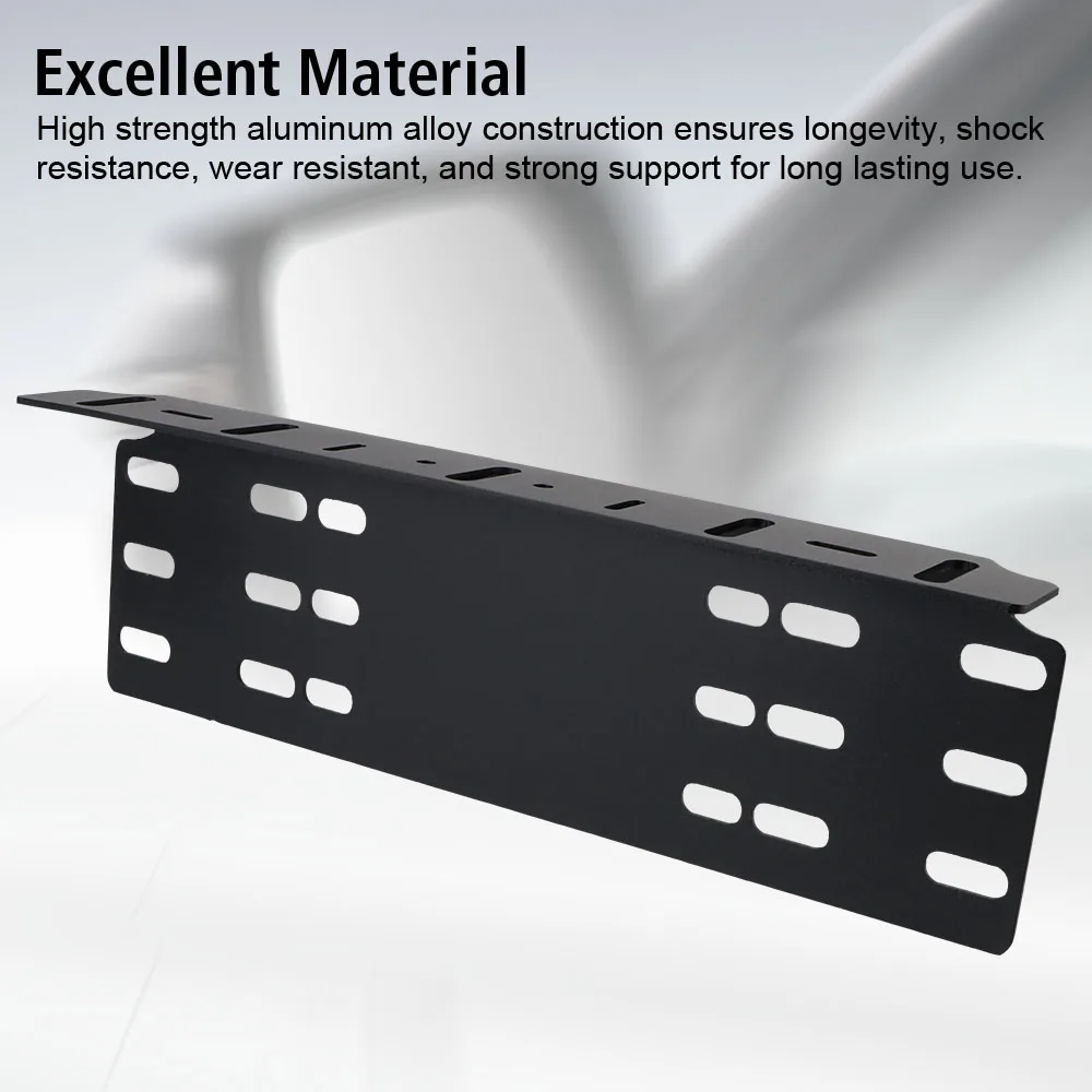 Soporte universal de matrícula para barra LED de 4x4 en aluminio - imagen 2