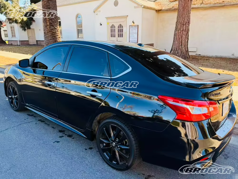Alerón de maletero LED Nissan Sentra/Sylphy 2013-2018, ABS negro - imagen 3