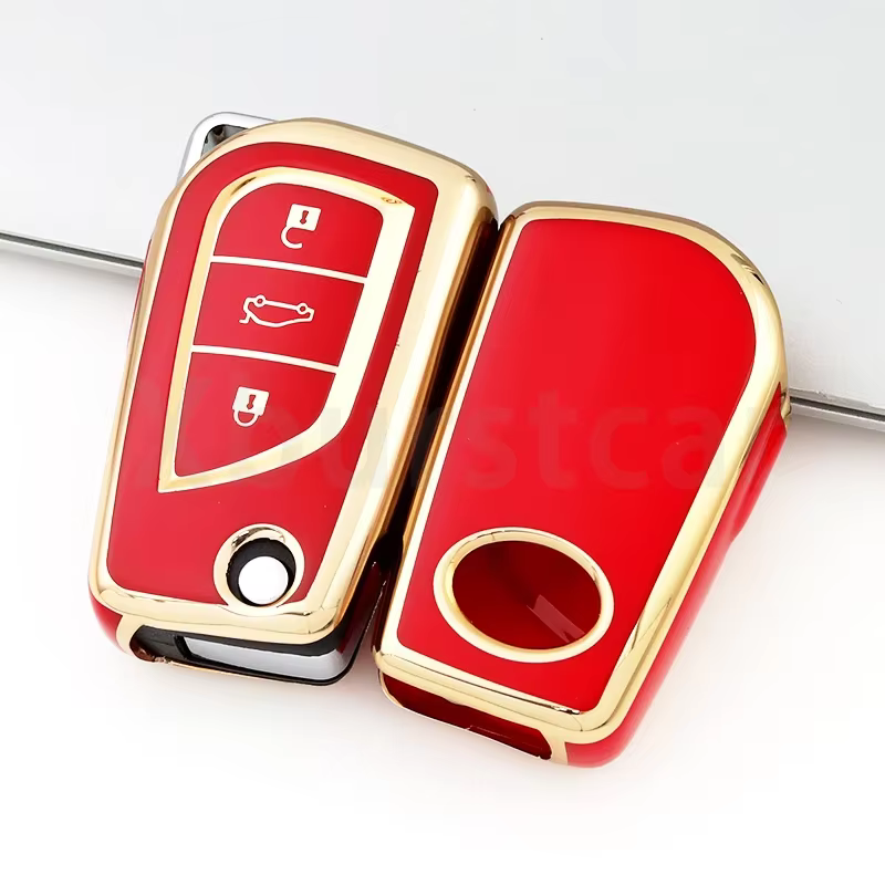 Funda para llave Toyota de 3 botones en TPU – Auris, Corolla y RAV4 - imagen 5