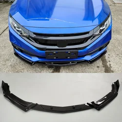 Labio delantero Combat para Honda Civic 2016-2019, negro mate