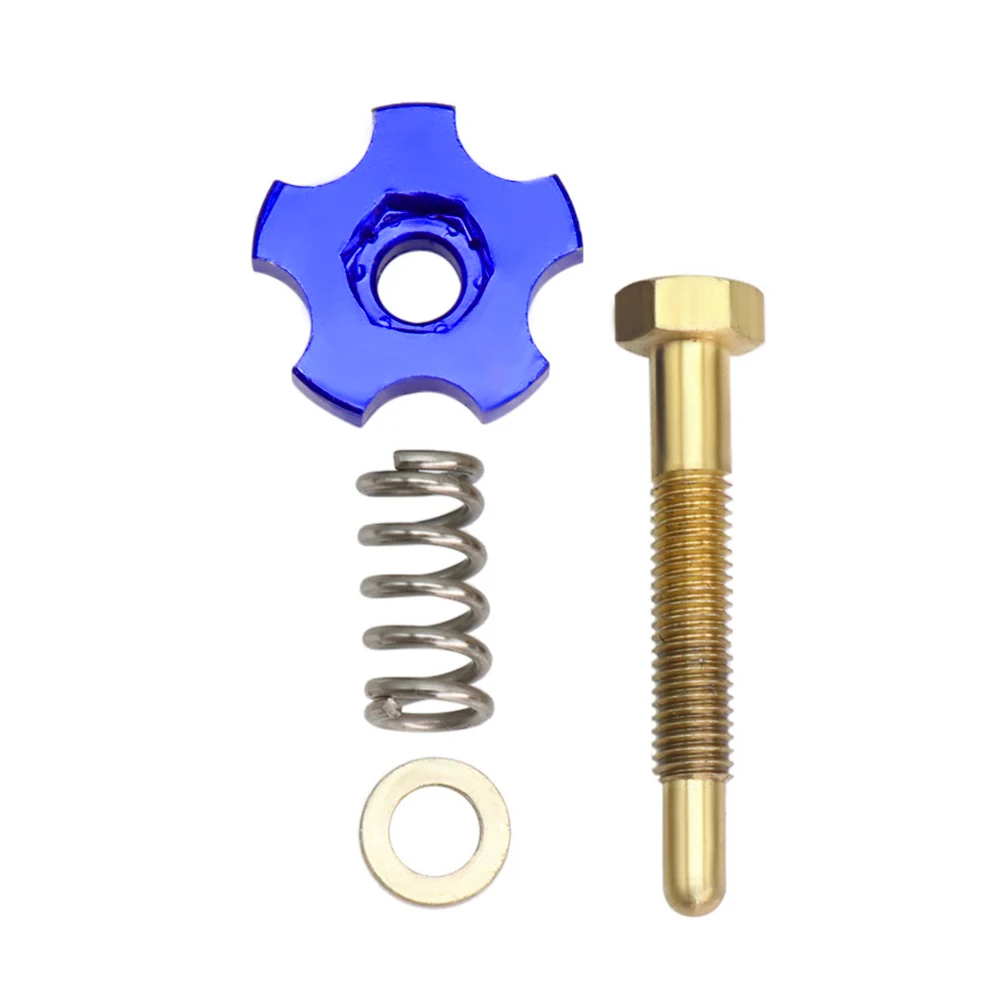 Tornillo de ralentí con acabado anodizado