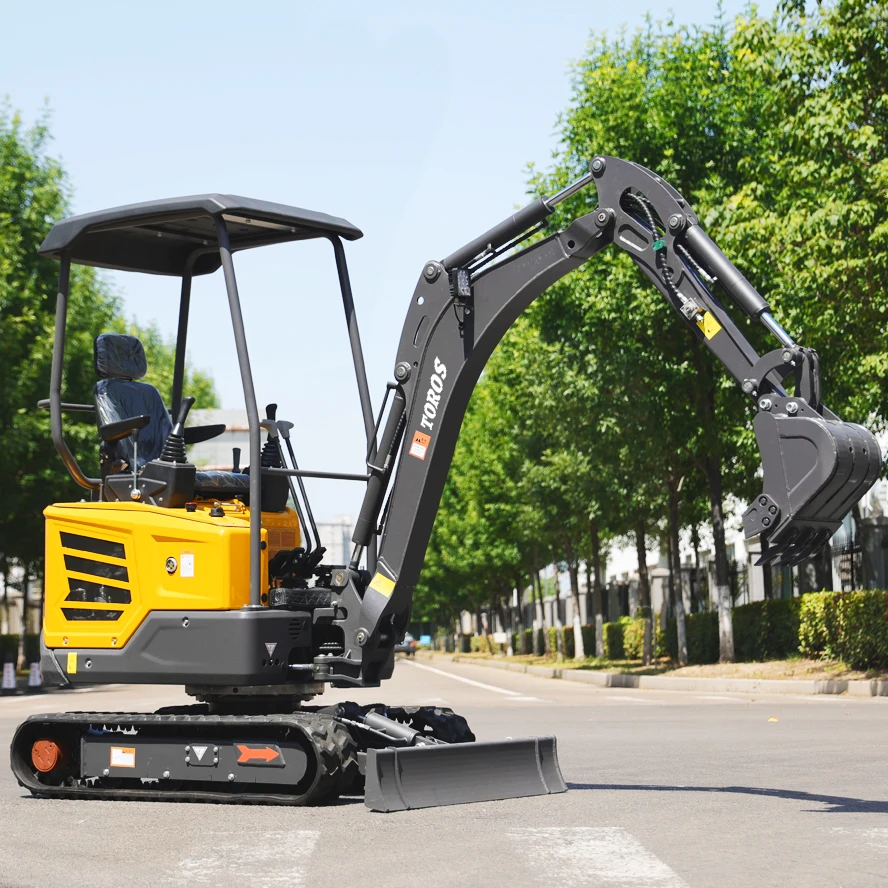 Miniexcavadora sobre orugas personalizada EURO5 EPA alta eficiencia