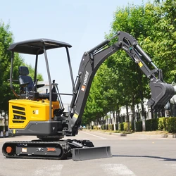 Miniexcavadora sobre orugas personalizada EURO5 EPA alta eficiencia