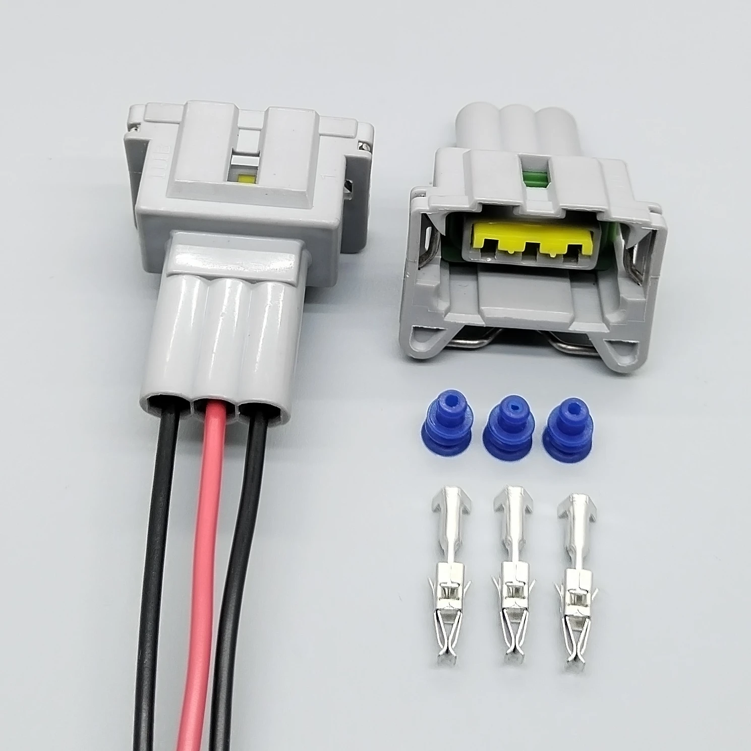 Shhworldsea 368215-1 conector sensor de golpe impermeable 3 pines 3,5mm - imagen 4