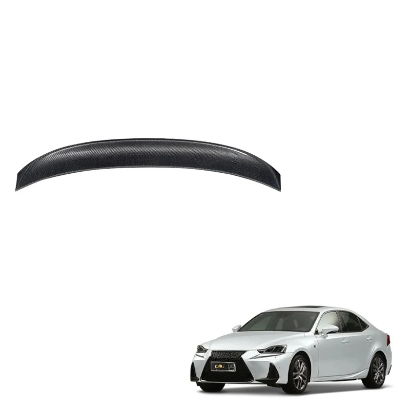 Alerón trasero fibra de carbono 3K estilo Lexus IS250