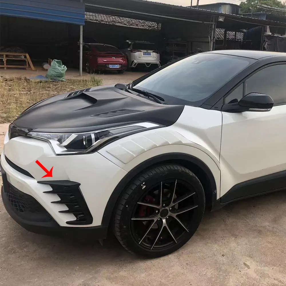 Extensión antinieblas LED FRP negro brillante Toyota C-HR 2015-2019 - imagen 2
