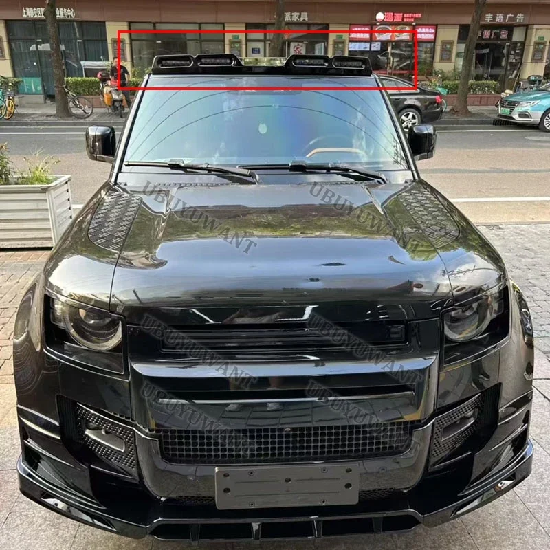 Alerón techo Land Rover Defender 2020+ difusor trasero y luz LED - imagen 5