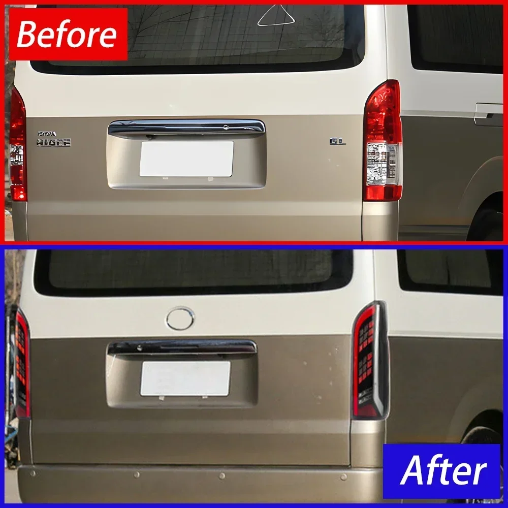 Luces traseras LED dinámicas para Toyota Hiace – intermitente secuencial - imagen 5