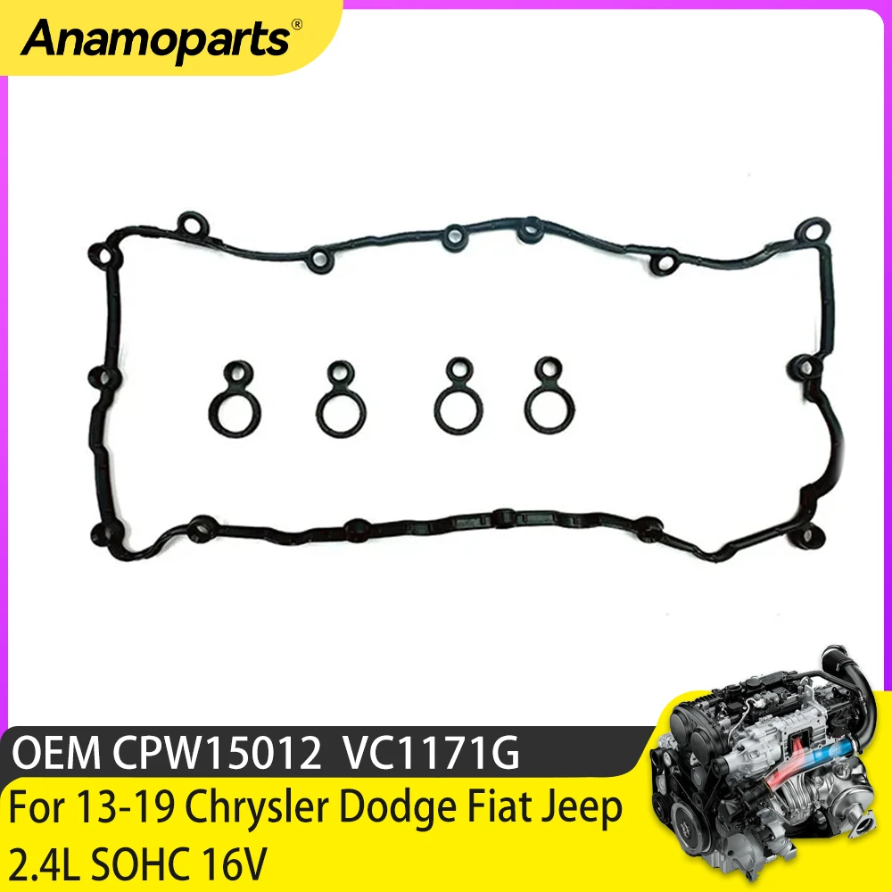 Kit juntas de válvulas Chrysler Dodge Fiat Jeep 2.4 SOHC 16V