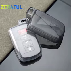 Funda TPU transparente para llave Toyota RAV4, Auris y Corolla