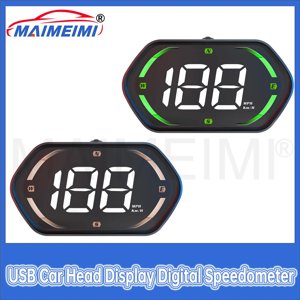 Velocímetro GPS digital con pantalla para coche y moto - km/h