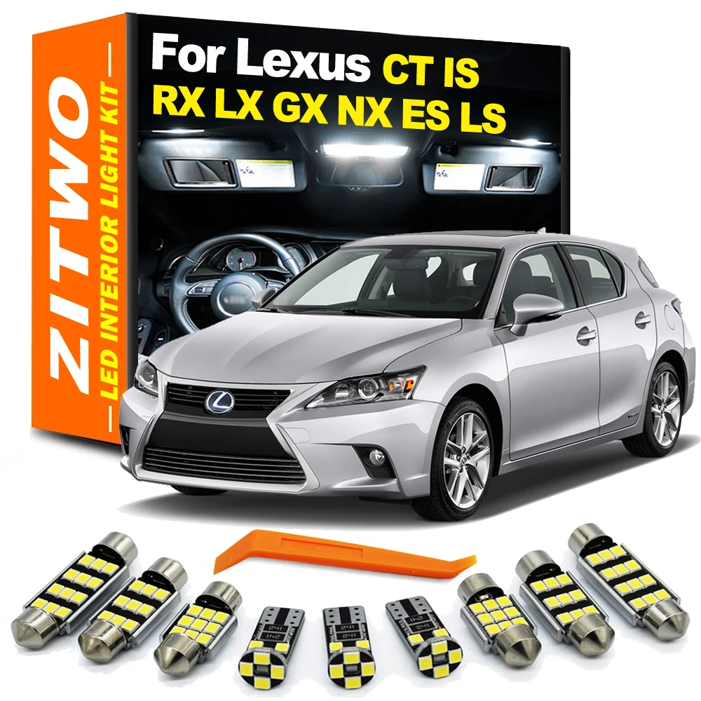 Kit luces LED interiores ZITWO para Lexus RX NX CT ES GX LX