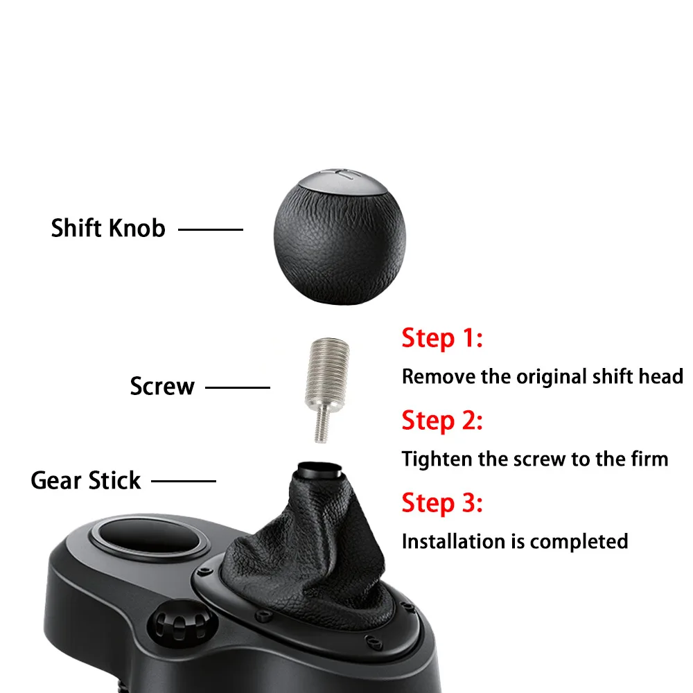 Adaptador palanca cambios M12x1,25 para Logitech G29 G923 - imagen 3