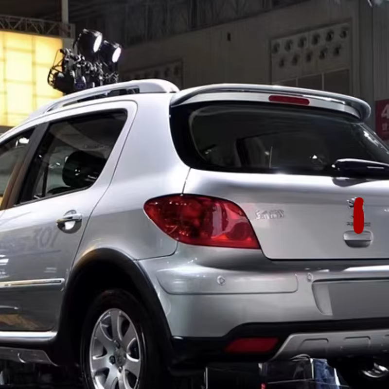 Alerón de maletero negro efecto carbono para Peugeot 307 - imagen 3