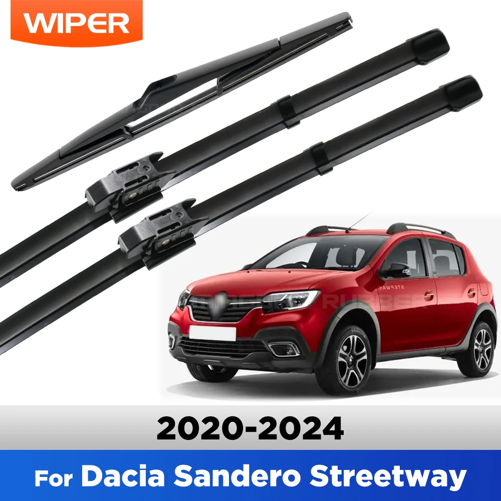 Escobillas limpiaparabrisas Dacia Sandero 2020-2024 – set completo 24+16+9