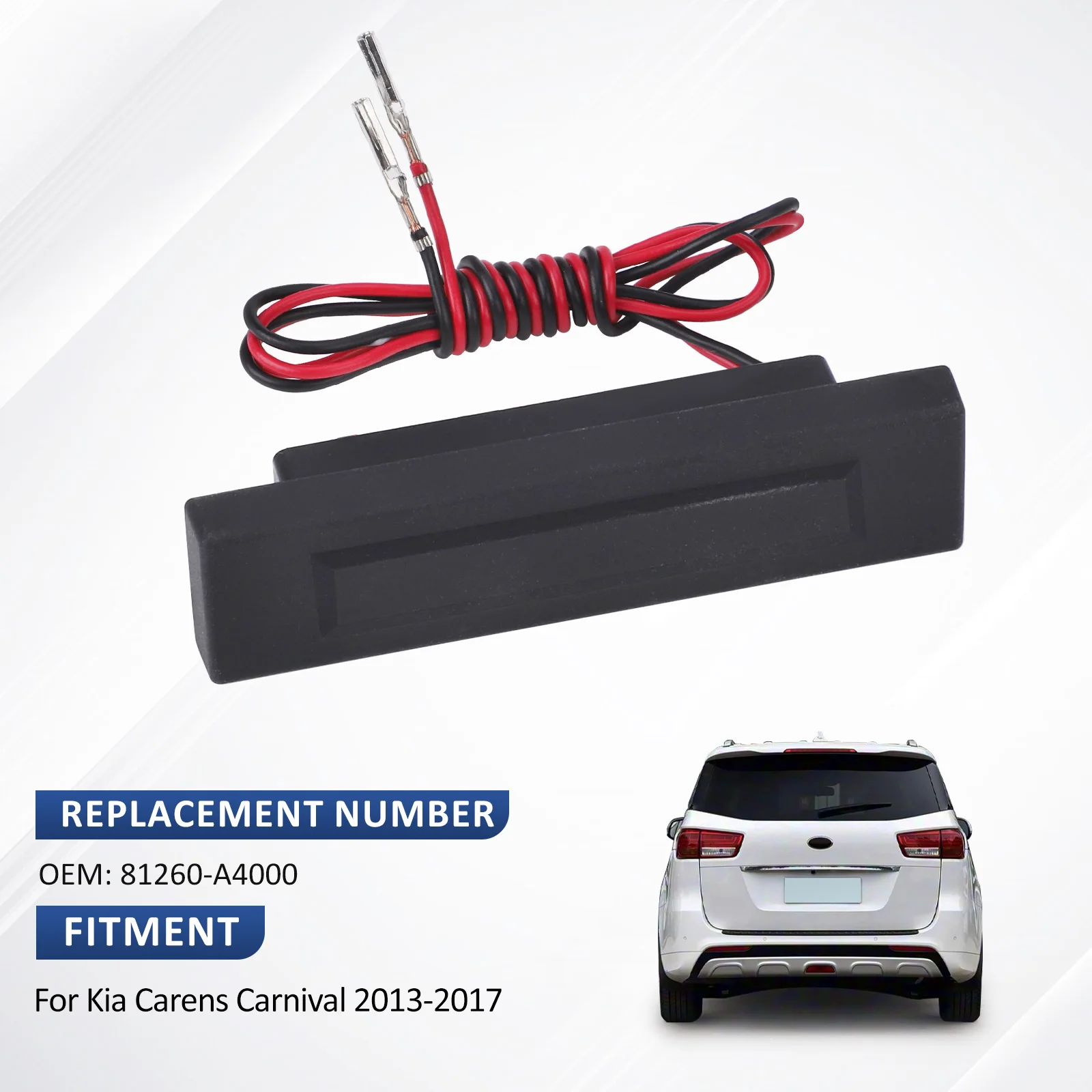 Cerradura maletero trasero 81260-A4000 negro – Kia Carnival 2013-2017 - imagen 2