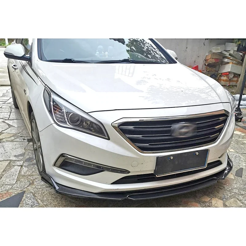 Labio Delantero Acabado Carbono para Hyundai Sonata 2015-2017 - imagen 2